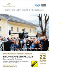 Drohnenfestival Anras 2023 - Plakat